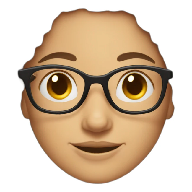 one happy women,white skin,glasses,working,coffee hair sticker