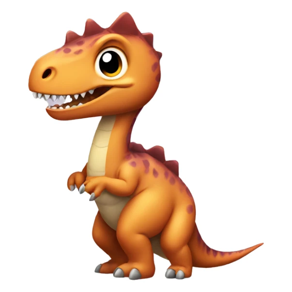 Dinosaur holding a baby  sticker