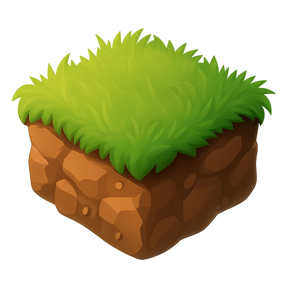 make the ground more dusty and dark brown colored and make it on a transparent background sticker
