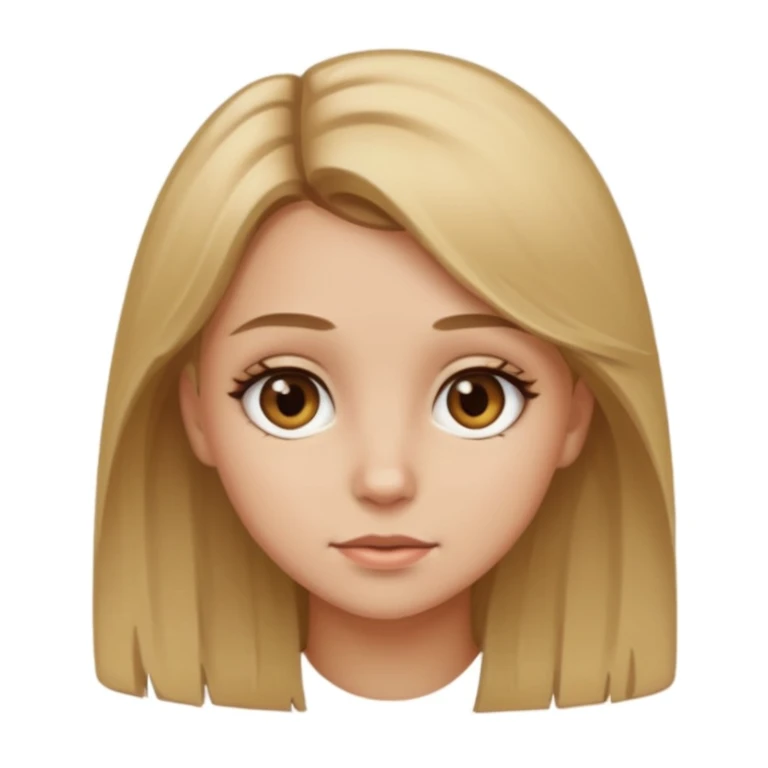 light brown eyed and dirty blonde girl sticker