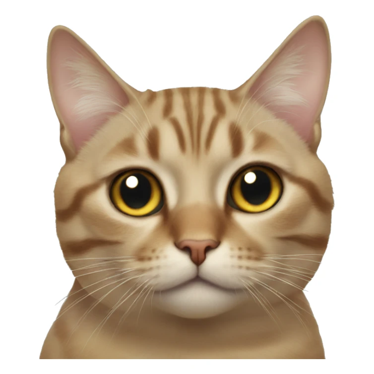 Cat with butterfly on his nose sticker