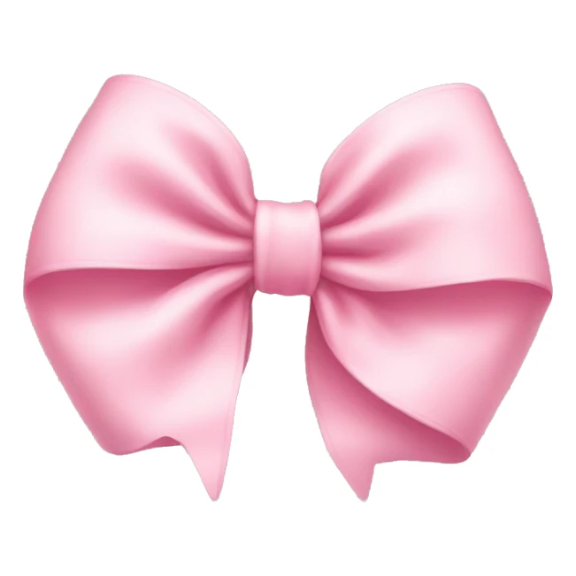 Baby pink bow sticker