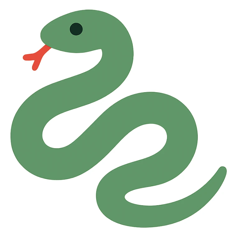 Snake sticker