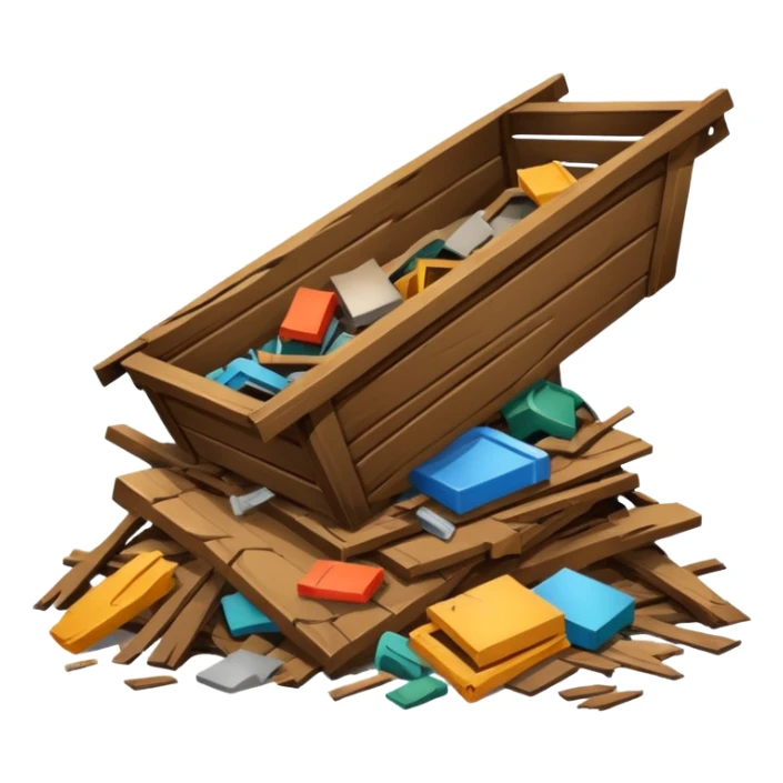 Waste furniture sticker