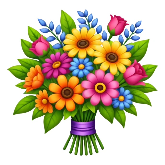 colorful bouquet of flowers sticker