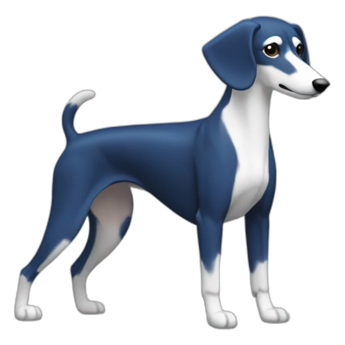 daihatsu atrai dark blue color and white saluki sticker