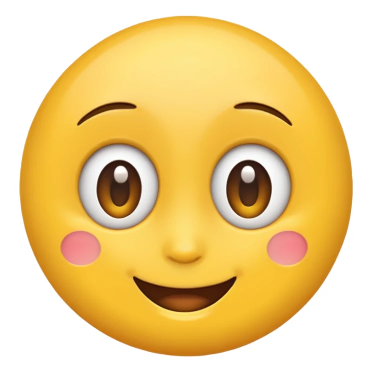 Make a imogi that shows that it really like something, but there are no hearts or stars in it's eyes. sticker