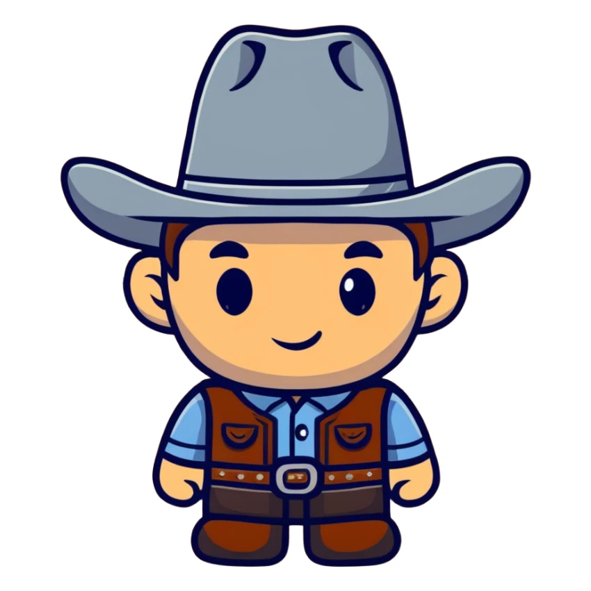 BLK letters in rustic western cowboy style with metallic silver outline and wooden texture sticker