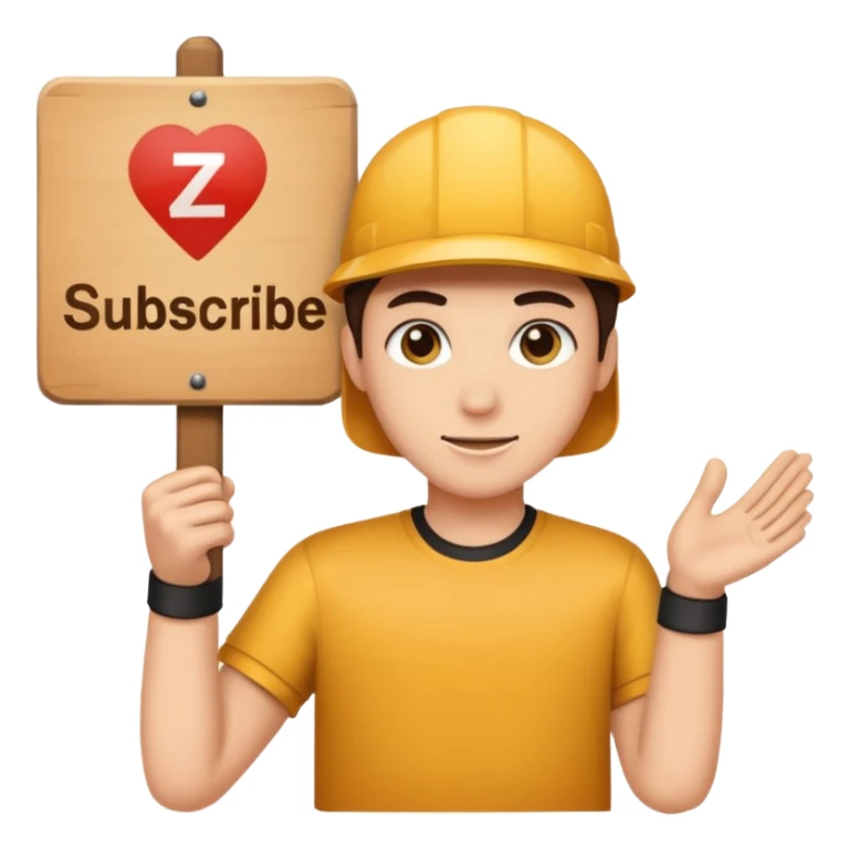 Somebody holding a sign say subscribe to Zylergaming sticker