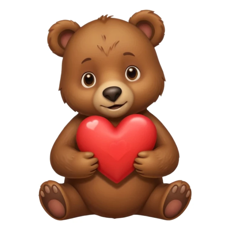 A bear that says I love you so much stephanie sticker