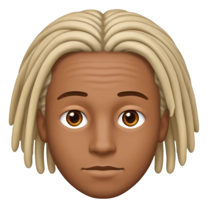 white dude with tight lick hair sticker