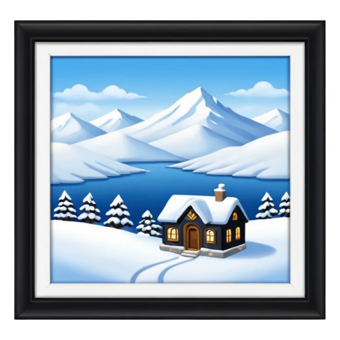 thumbnail picture mac os, painting on wall, snow sticker