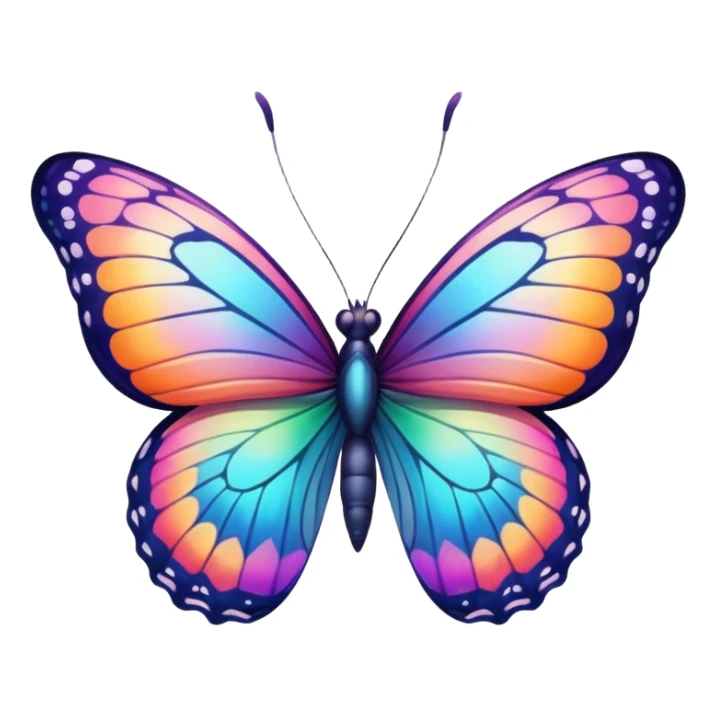 Beautiful unique butterfly sticker