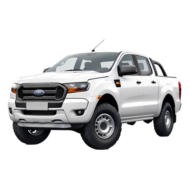 Ford Ranger - Ford (Model Year: 2024) (Iconic colour: White) sticker