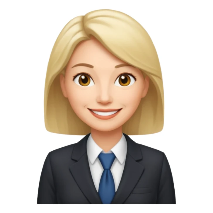 business woman middle aged sticker