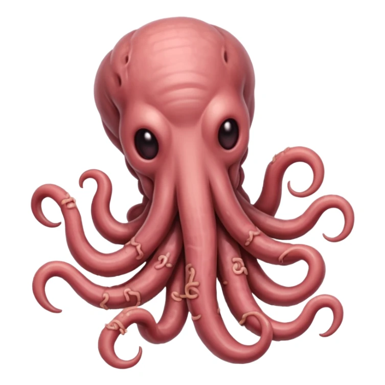 Rotting intestines smile lovecraftian horror sticker