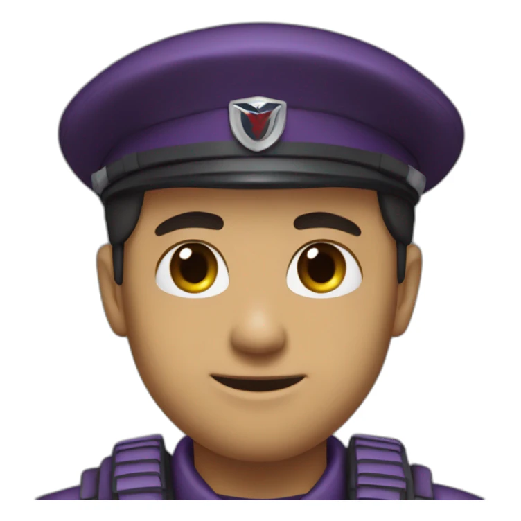 A military pilot with dark purple pilot helmet do this 👍🏻  sticker