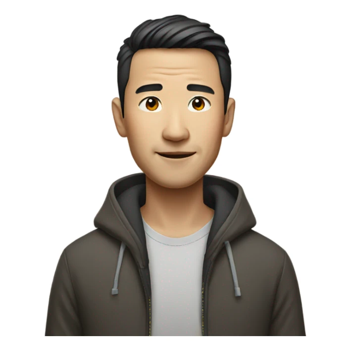 chinese man from 18 sticker