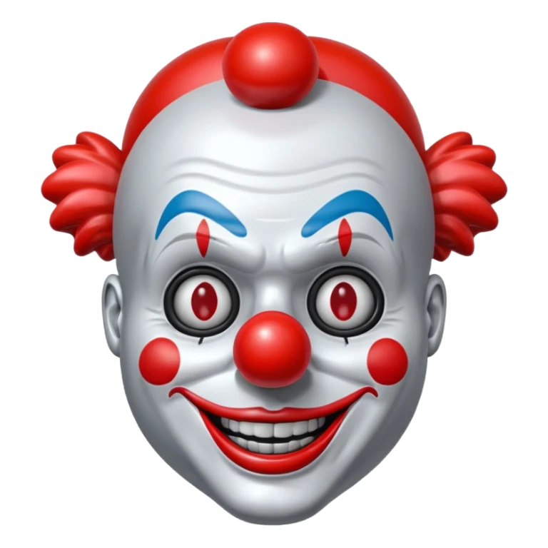 iron mike, the absurd clown ai clanker sticker