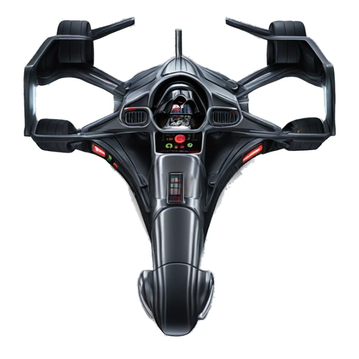 Radio controlled Formula Darth Vader’s race car, light saber headlights, exposed suspension  sticker