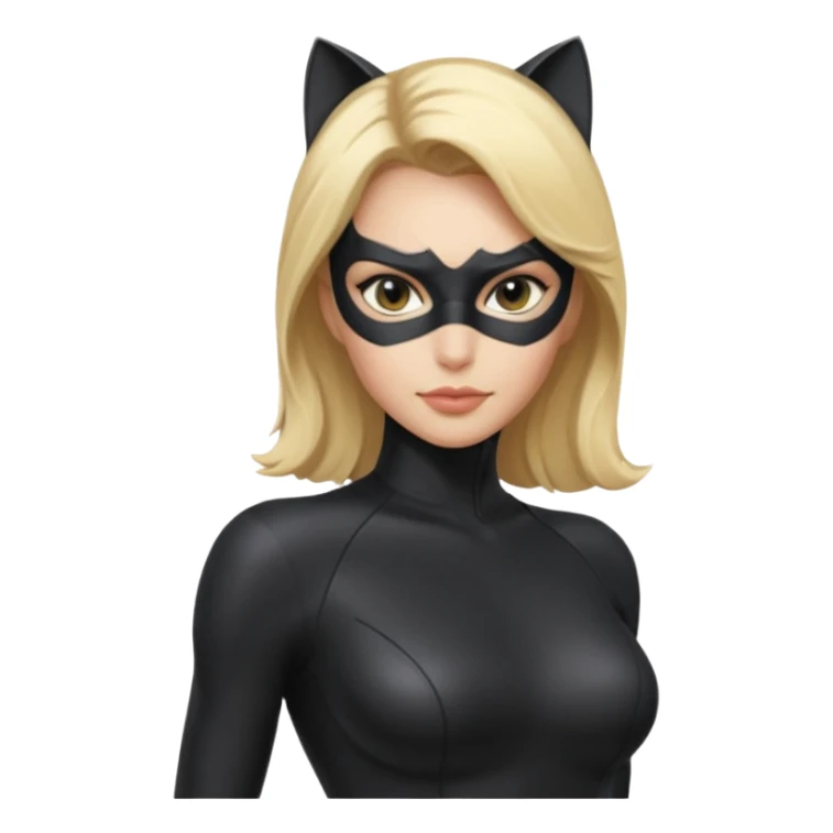 Catwoman with blonde hair sticker