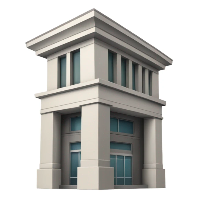 bank with an arrow sticker