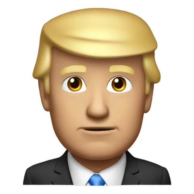 Donald J Trump sticker