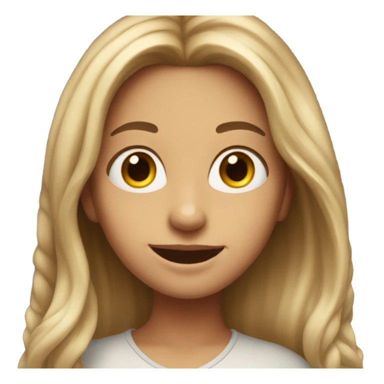 realistic portrait of a girl sticker