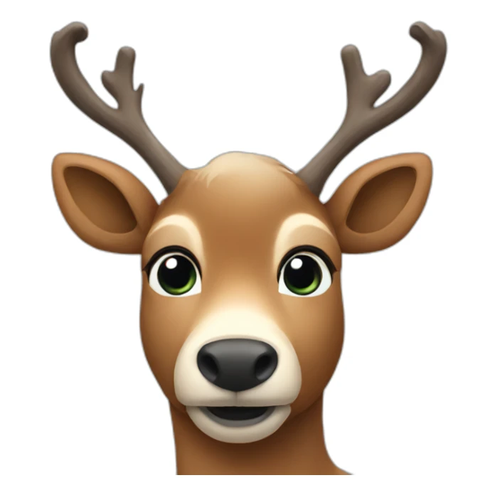 swedish reindeer sticker