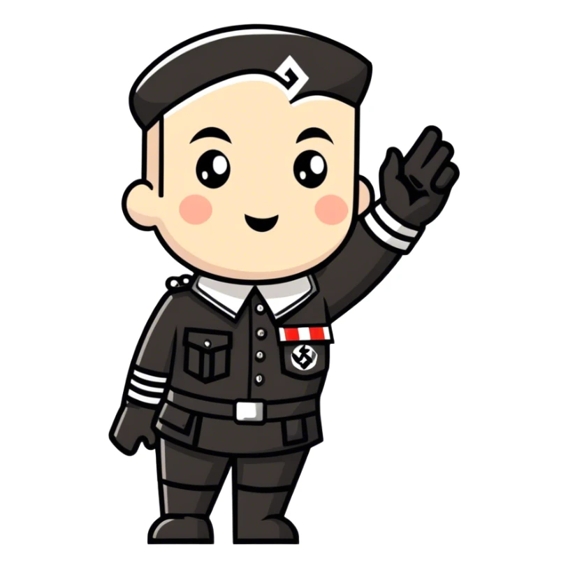 “Welcome to nazi land” poster sticker