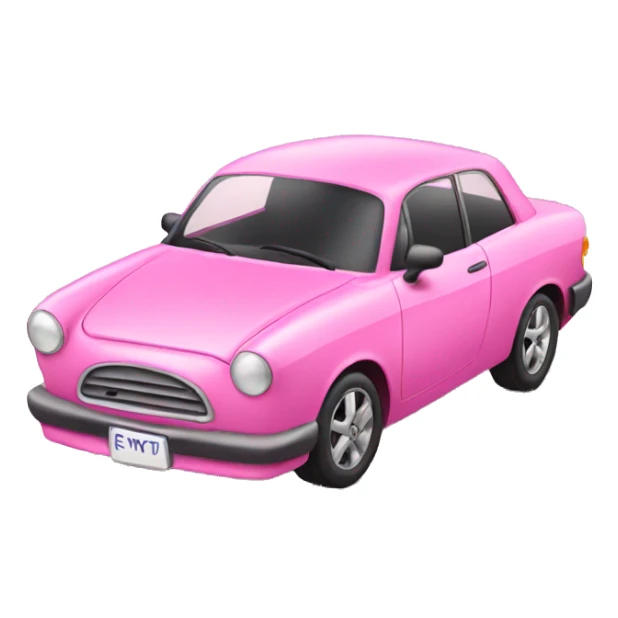 pink car sticker