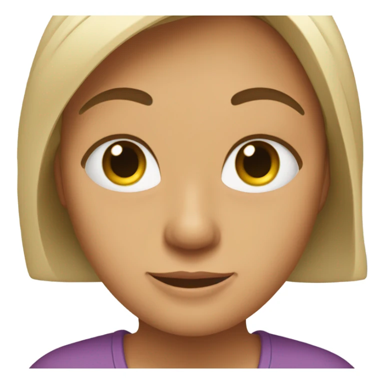 una dona con ojos manos y pies sticker