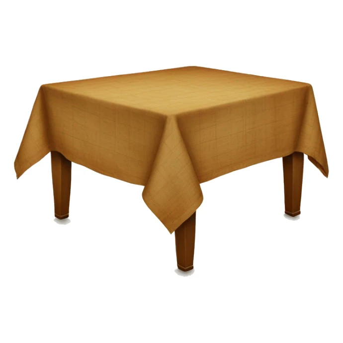 Vintage wooden table top cloth sticker