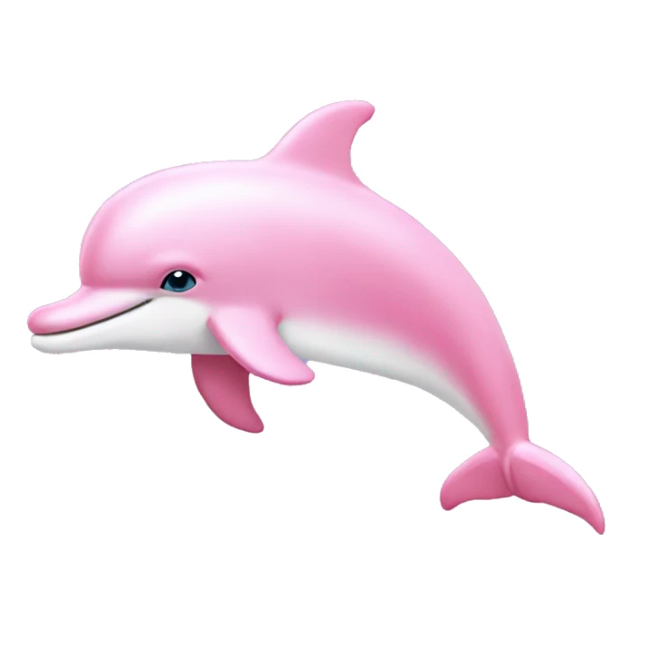 Pastel-pink-colors-dolphin sticker
