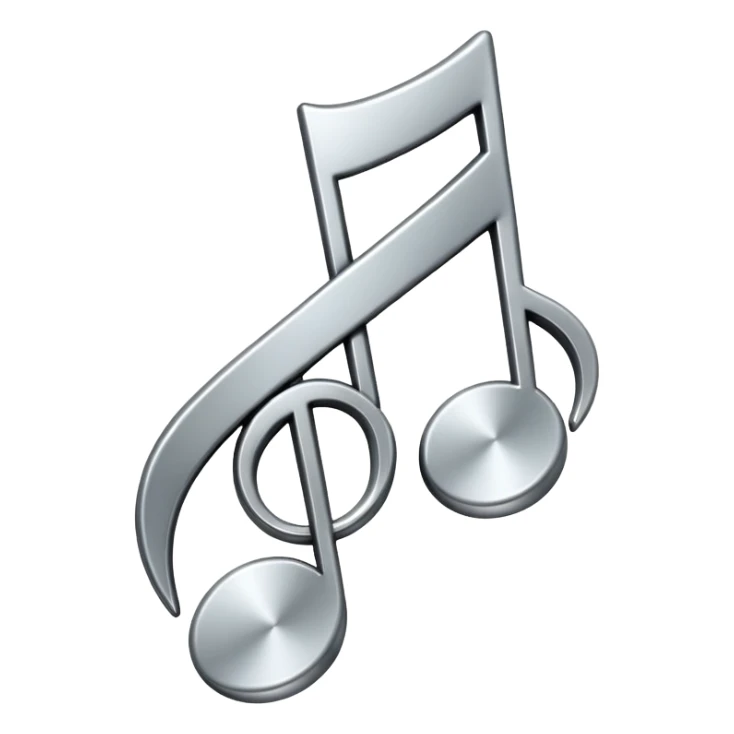 mac os music note metal mute sound 🔇 sticker
