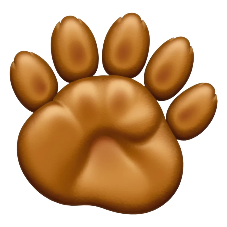 Dog paw raised in a clenched salute sticker