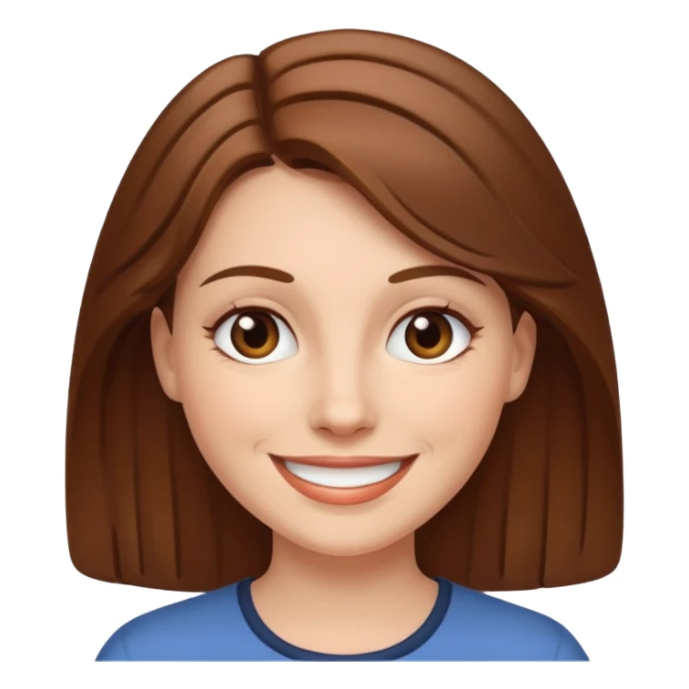 Fat brown haired white woman sticker