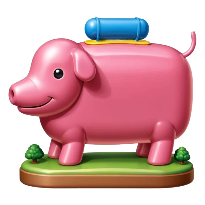  SPAM meat jeff koons style sculpture art french landscape  sticker