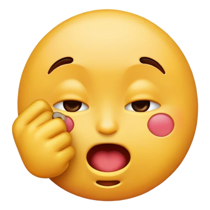 I want a finger biting emoji sticker