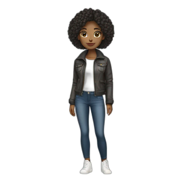 fashionista girl  sticker