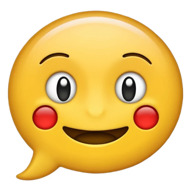 je voudrais une emoji avec une bulle marqué Ban  sticker