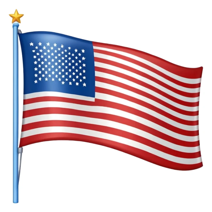 quiero un emoji de USA con su bandera sticker