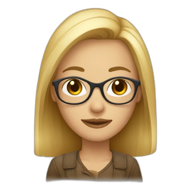 blonde et brun à lunette qui se font un câlin sticker