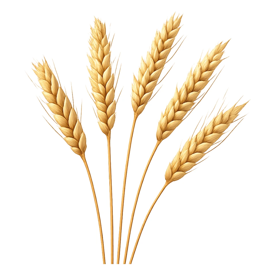 Сгенерируй мне колосья пшеница, на пнг фоне (без фона на прозрачном фоне)

 sticker