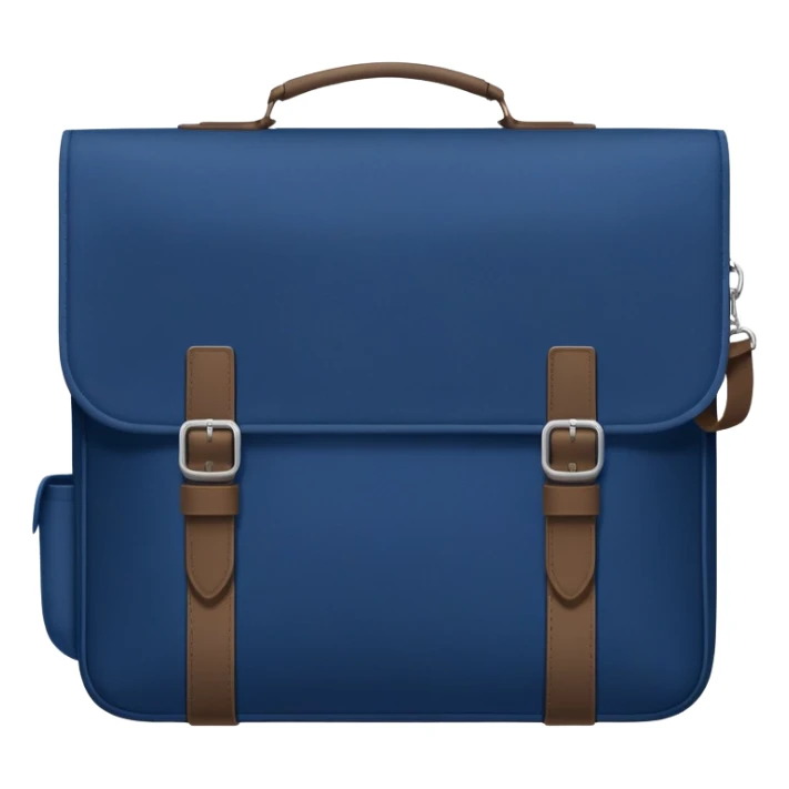 laptop halfway out of a student bag sticker