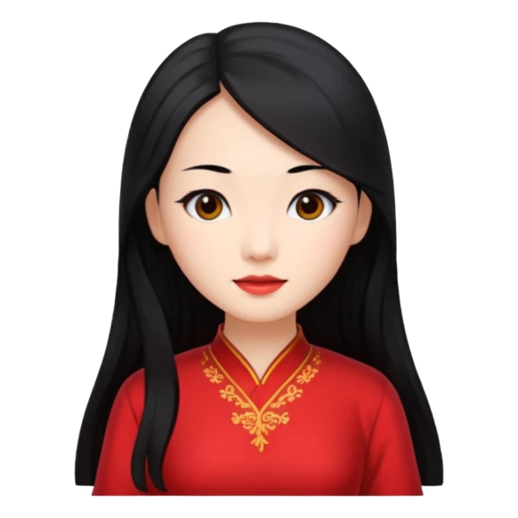 A Chinese woman  sticker