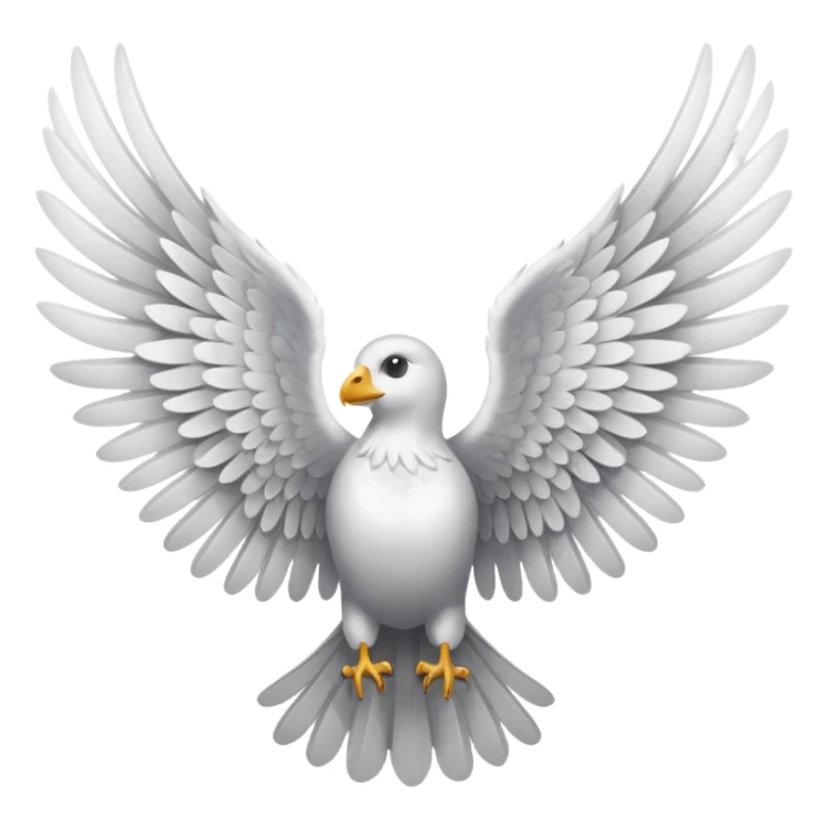 Pair of wings ,in a text copiable format sticker