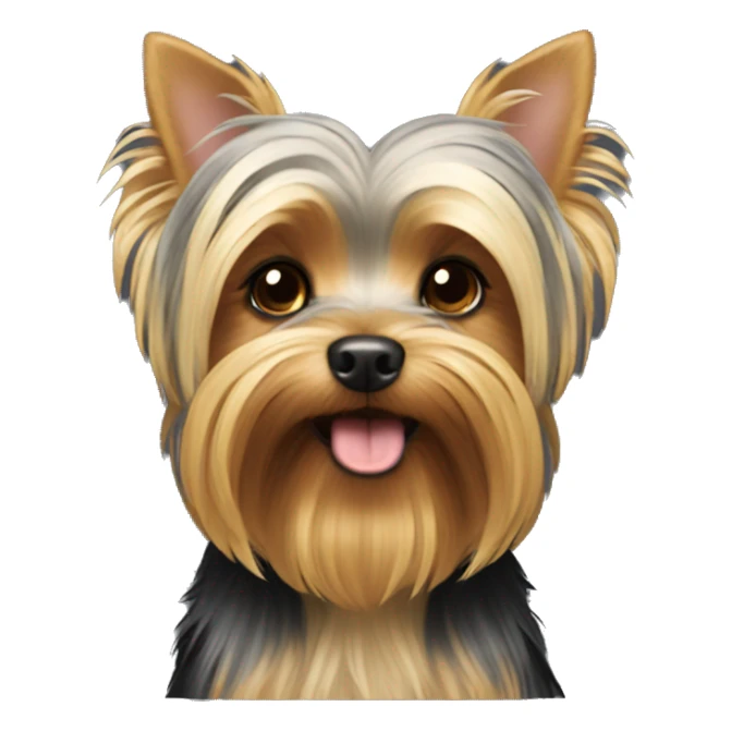 Yorkshire Terrier Black and Golden sticker