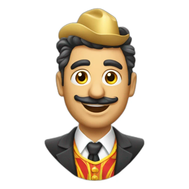 director de murga del carnaval uruguayo sticker