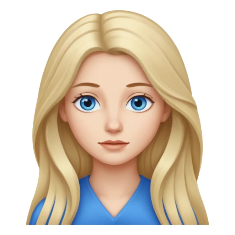 Women with long hair sticker